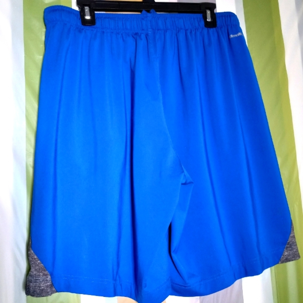 ADIDAS Climalite Men's Shorts size L indigo blue color. - Picture 5 of 8